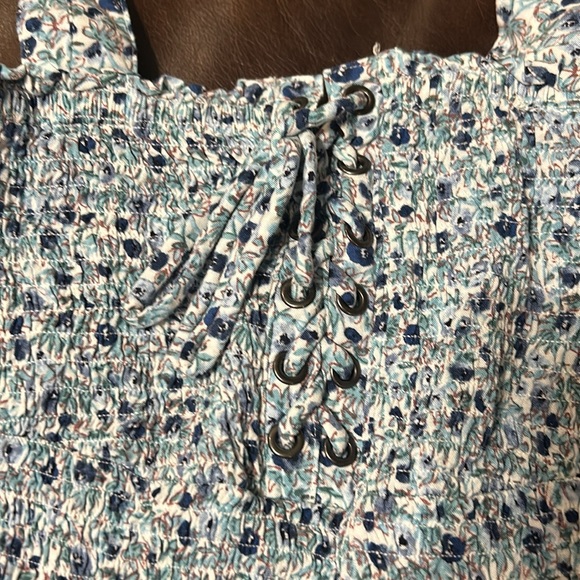 Aeropostale blue roush summer dress, size XS - Picture 2 of 5